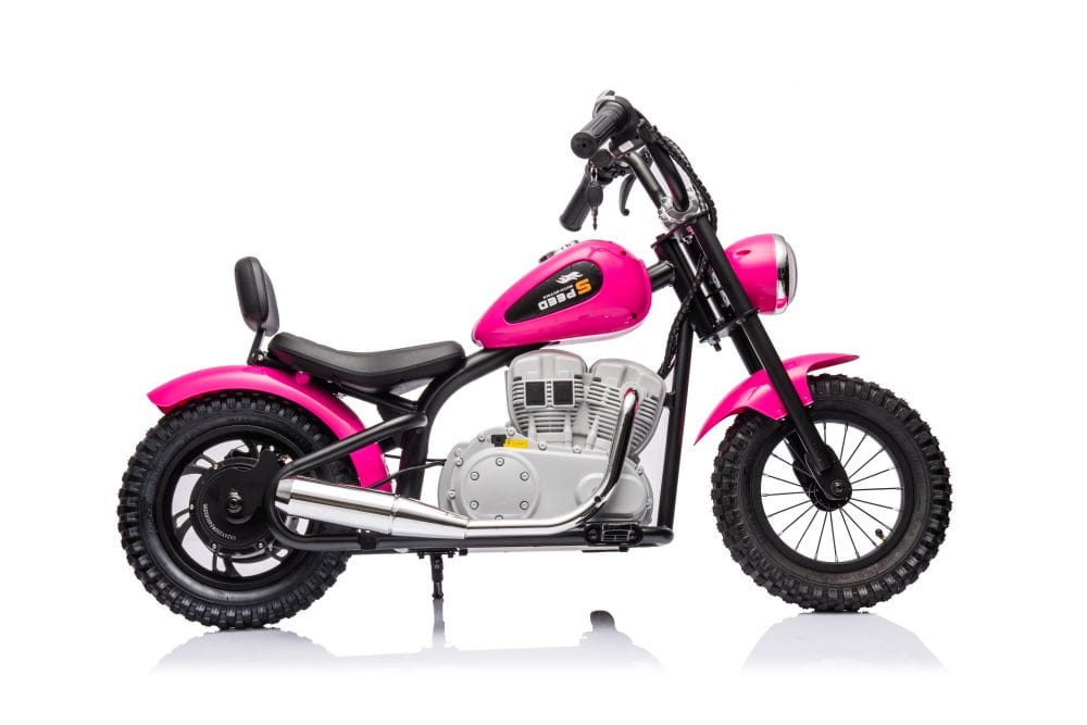 różowy motor dla dziewczynki