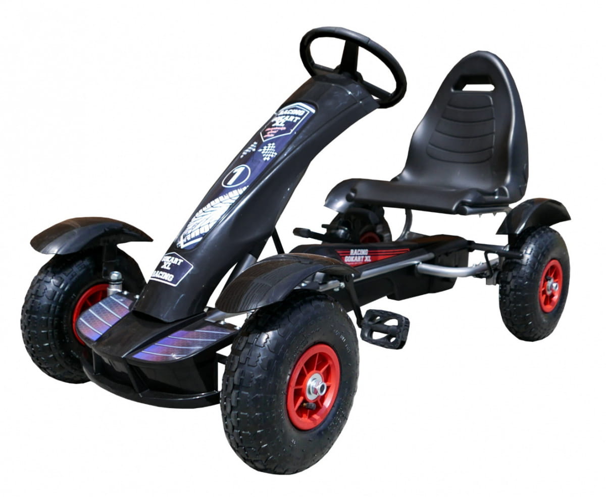 gokart na pedaly pompowane kola