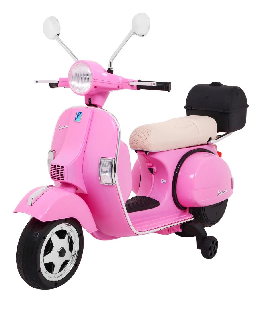 skuter Vespa na akumulator różowy