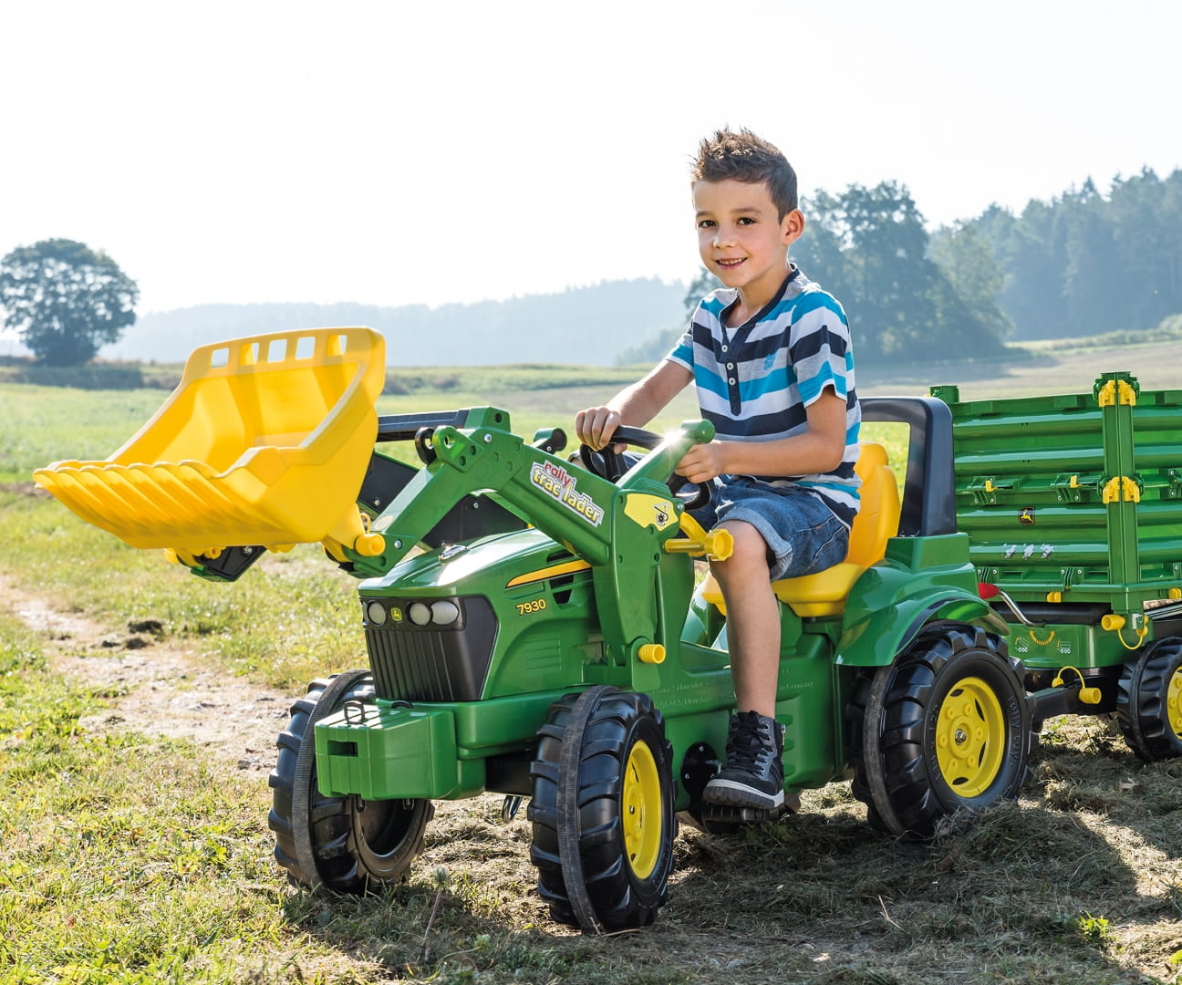 traktor na pedały John Deere
