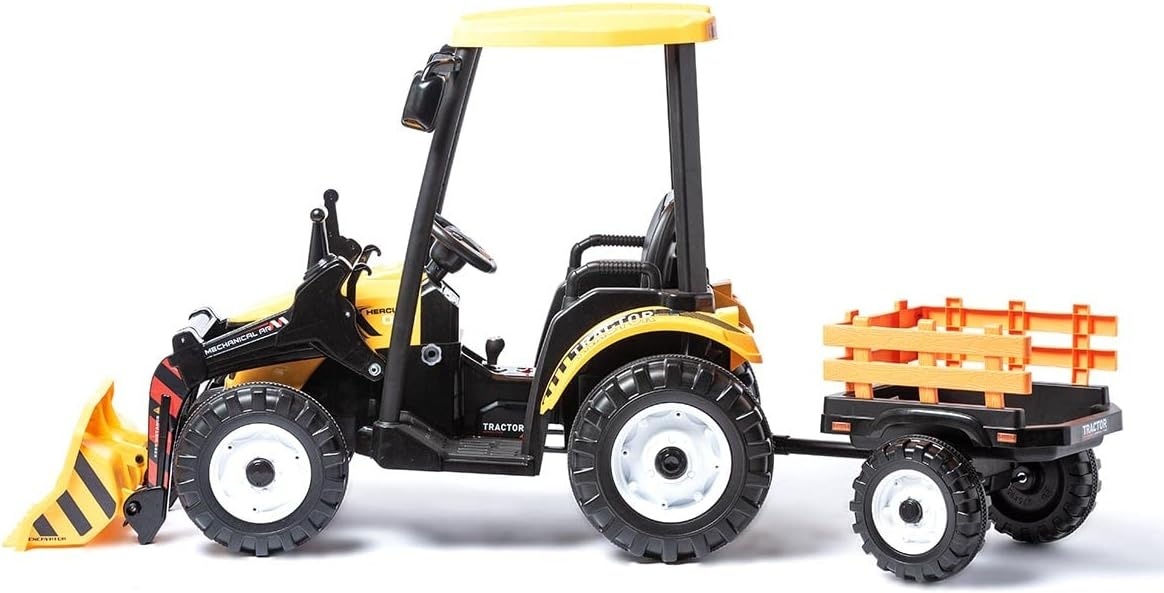 wielki traktor na akumulator