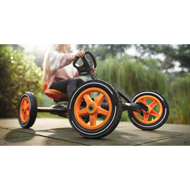 gokart na pedały pompowane koła