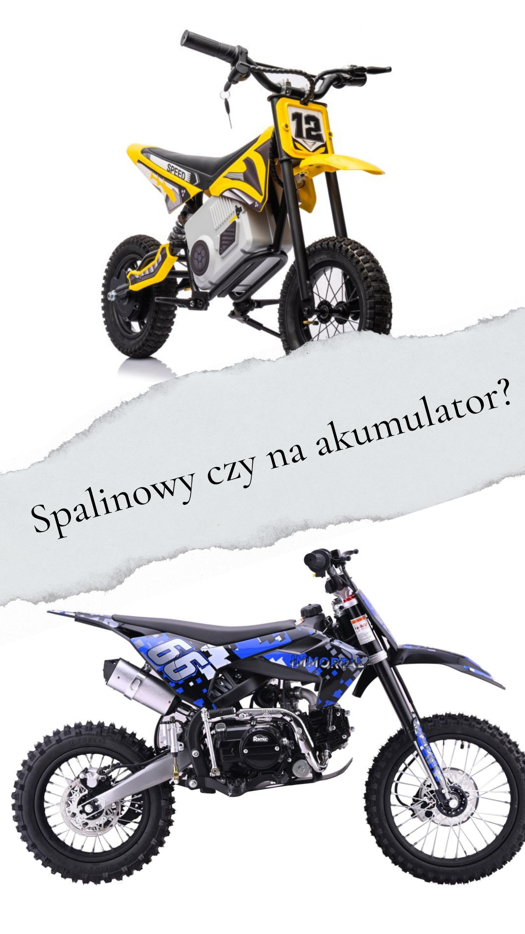 Motor spalinowy vs motor na akumulator - poradnik dla rodziców