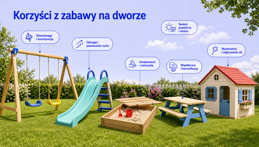 Ogród zamiast ekranu – 5 powodów, dla których warto zainwestować w zabawki ogrodowe już od 2. roku życia